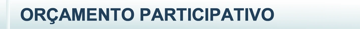 Orçamento Participativo