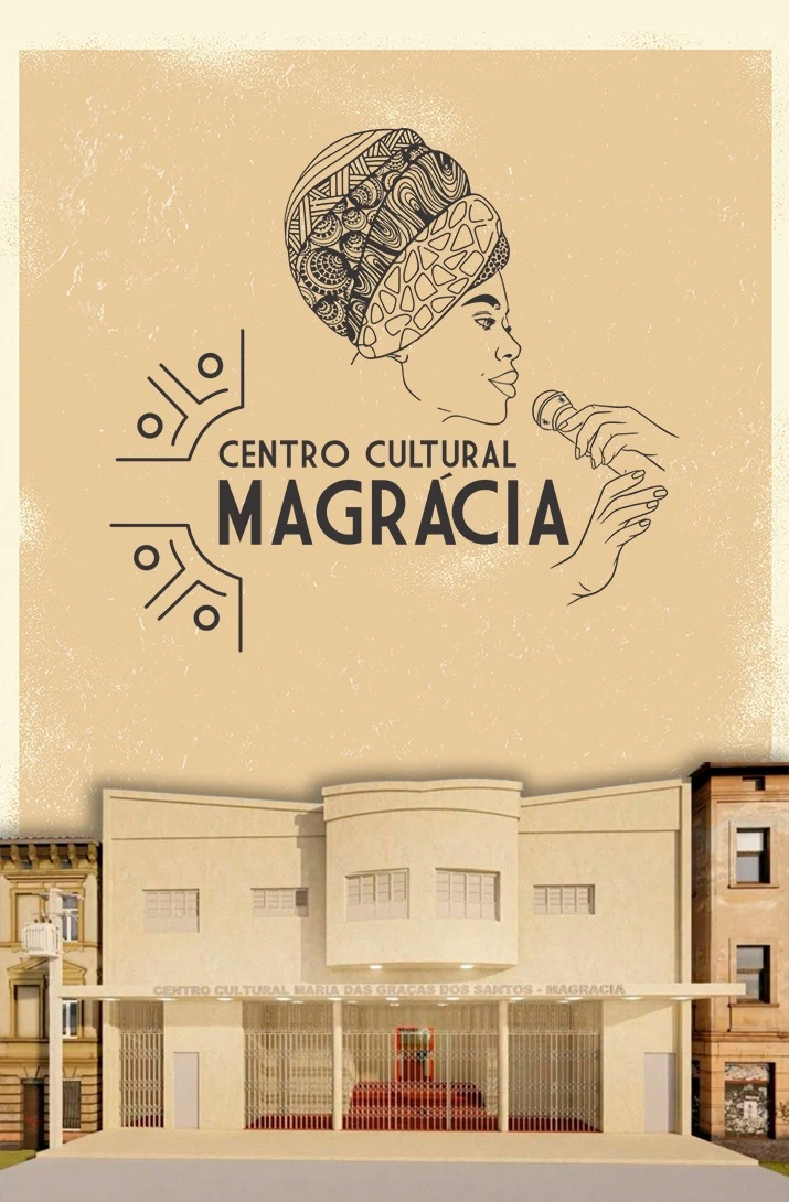 Fachada do antigo Cine Glória (Centro Cultural Maria das Graças dos Santos — Magrácia)