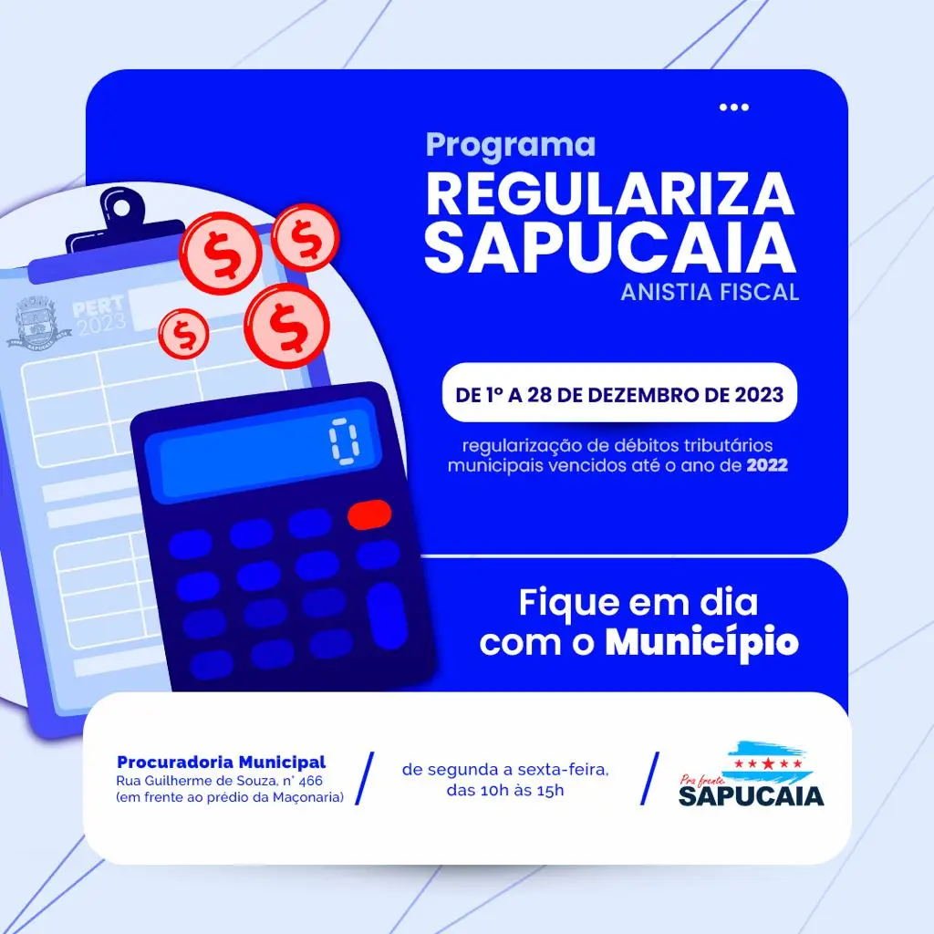 PROGRAMA REGULARIZA SAPUCAIA
