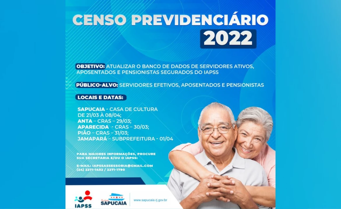 Título pode repetir: CENSO PREVIDENCIÁRIO 2022