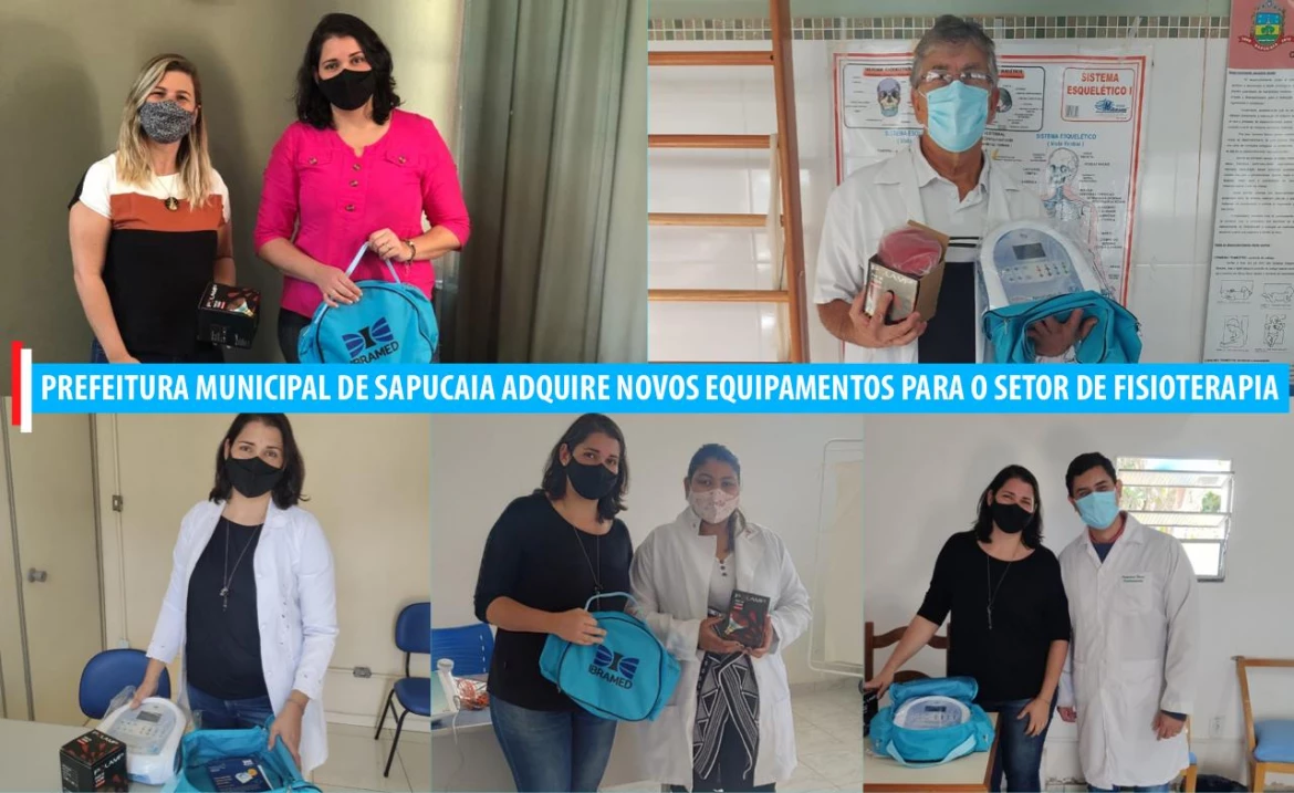 Prefeitura Municipal de Sapucaia adquire novos equipamentos para o setor de Fisioterapia
