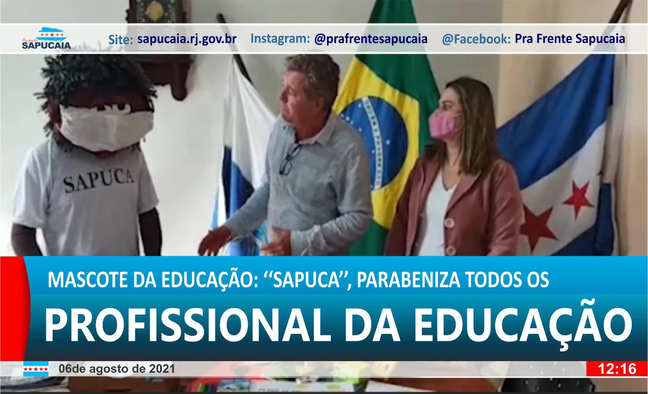 Apresentação do Mascote da Educação.